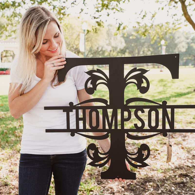 RealSteel Brand, Personalized Last Name Sign, Unique Wedding Gifts, Anniversary, Monogram Wall Décor