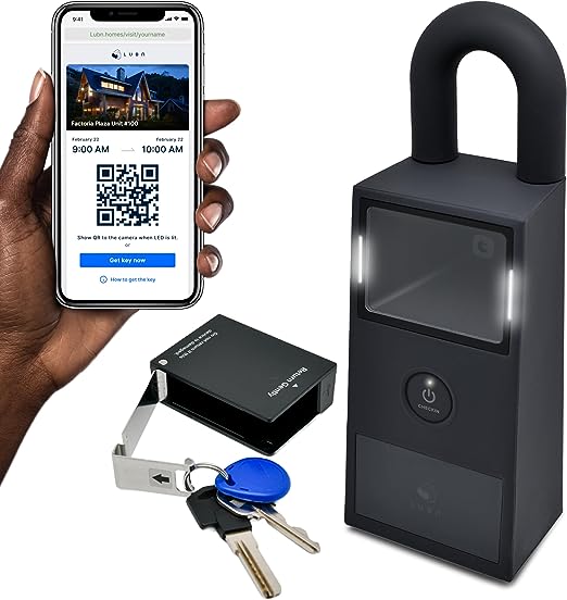 Digital Key Safe for house keys - Waterproof QR Code Secure Access