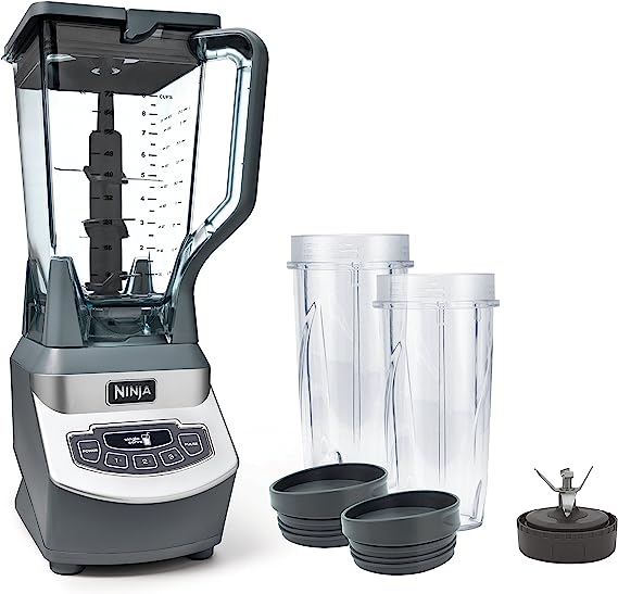Ninja Smoothie and Food Processing Blender with 2 To-Go Cups